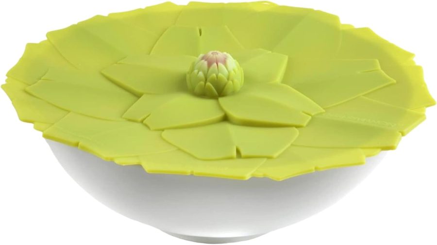 Artichoke Silicone Lid for Food Storage and Cooking - 11''/28cm - Airtight Seal on Any Smooth Rim Surface - BPA-Free - Oven, Microwave, Freezer, Stovetop and Dishwasher Safe - Image 2