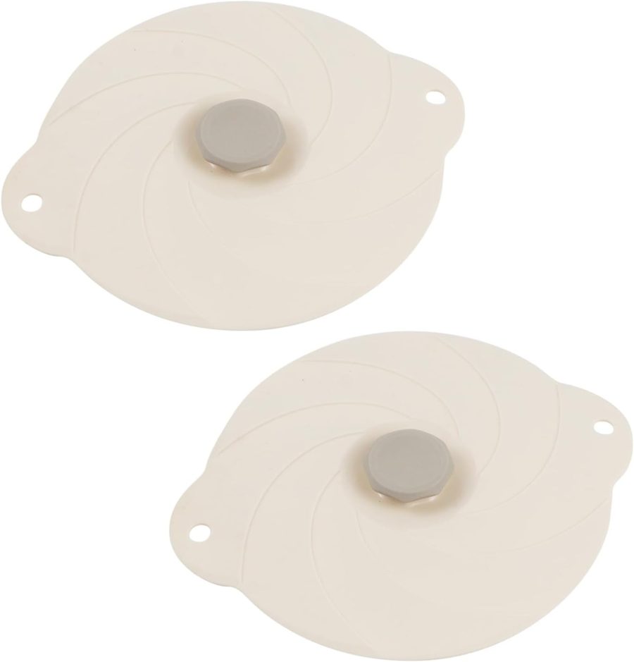 2 Pack Silicone Bowl Lids, 6 Inch Universal Silicone Lids for Pots, Cups and Bowls