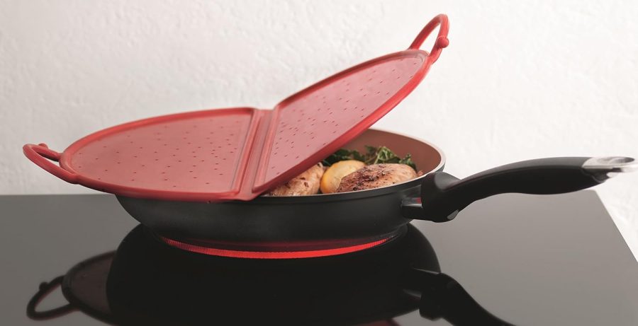 Foldable Splatter Guard, 12-Inch, Black - Image 2